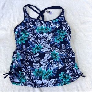 Jag Underwire Tankini Top size 36 D/DD NWT